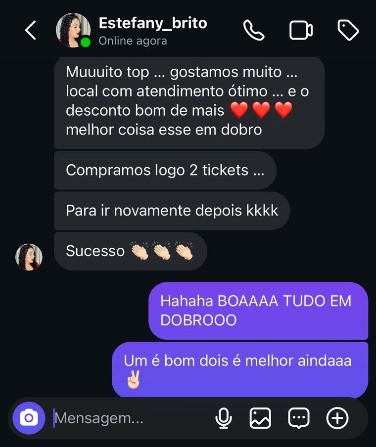 Depoimento de Estefany Brito — Caxias em Dobro